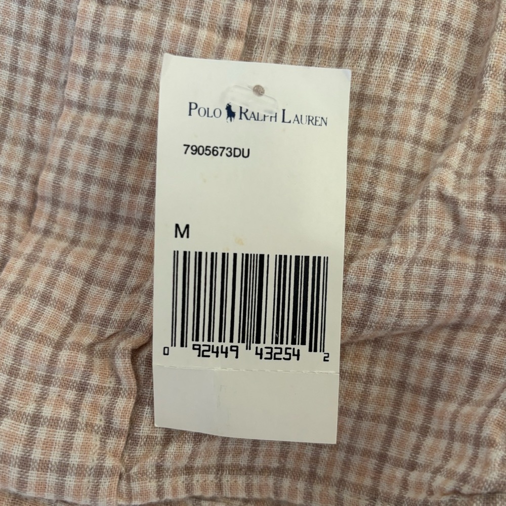 BRAND NEW RALPH LAUREN BUTTON UP LONG SLEEVE DRESS SHIRT SIZE (M)